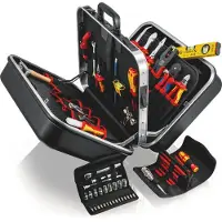 Knipex 00 21 42, Schwarz, Acrylnitril-Butadien-Styrol (ABS), Aluminium, Aluminium-Guss, Duraluminium, 490 x 210 x 370 mm, 520 mm, 250 mm, 435 mm