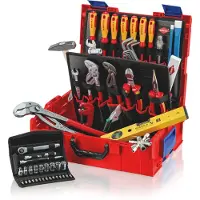 Knipex 00 21 19 LB S, Schwarz, Metallisch, Rot, Gelb, 442 mm, 357 mm, 151 mm, 9,4 kg, 375 x 311 x 107 mm