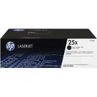 HP 25X Schwarz Original LaserJet Tonerkartusche mit hoher Reichweite, 34500 Seiten, Schwarz, 1 Stück(e)