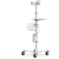 Compulocks MCRSTDEXW, Weiß, Flachbildschirm, Multimedia-Wagen, 4,5 kg, 50,8 cm (20"), 75 x 75,100 x 100 mm