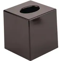Bolero Taschentuchbox Kubus schwarz