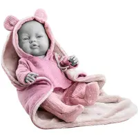 Paola Reina Kleidungsset Bebitos Mädchen rosa/Tuch (45cm)