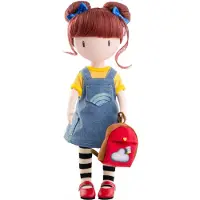 Santoro Puppe Gorjuss Where I am 32cm - Spielpuppe mit Zubehör