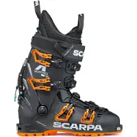 Scarpa - Gripwalk-kompatible Skitouren- und Alpinskischuhe - 4-Quattro SL Black Orange für Herren - Größe 29 - schwarz