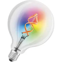 Ledvance SMART+ WiFi 4,5-W-LED-Lampe GLOBE125, E27 , 300 lm, RGBW, 2700-6500 K, dimmbar, Alexa, App