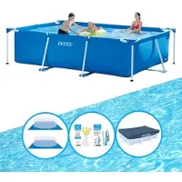 Intex Pool Rectangular Frame 300x200x75 cm - Inklusive Zubehör