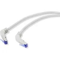 Renkforce CAT 6A S/FTP Patchkabel gewinkelt auf gerade, 20 M