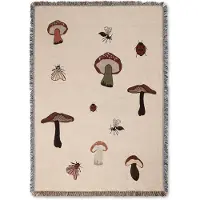 Ferm Living Forest Tapestry Blanket Sand - , Beige, Stoff / Textil