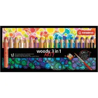 Stabilo Buntstifte - Woody - 18 st. - Arty - - One Size - Buntstiftsets