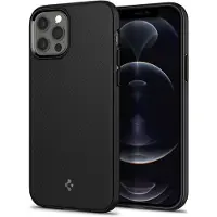 Spigen Apple iPhone 12 (Pro) Hülle - Kunststoff - - Backcover/Hard Case - Schwarz