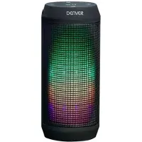 Denver Bluetooth-Lautsprecher kabellos - 60 W - Lichteffekte - Musikbox - AUX - BTL62NR