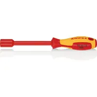 Knipex Steckschlüssel SW 12,0mm innensechskant brüniert isolierender 2 Komponenten-Griff - 98 03 12