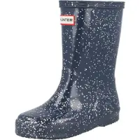 Hunter Regenstiefel Unisex Blau Gummi