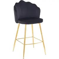 SalesFever Barhocker Muscheldesign 2er Set