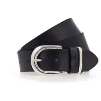 Mustang Damen Gürtel in Schwarz mit dunkler Airbrushkante-90