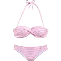 s.Oliver Bügel-Bandeau-Bikini in getwisteter Optik