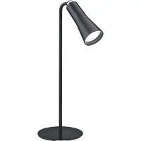 TRIO Wiederaufladbare Schreibtischlampe Maxi Schwarz