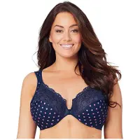 Glamorise Vorderverschluss-WonderWire-BH Glamorise Marine Print