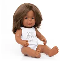 Miniland Mädchen Baby Puppe 38 Cm