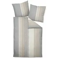Janine Bettwäsche PALERMO Mako-Satin BL 135x200 cm bunt Bettbezug Bettzeug