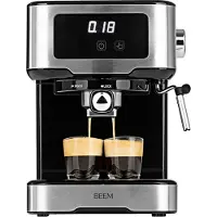 BEEM Espresso-Siebträgermaschine 'Espresso-Select-Touch' - 15 bar, 1,5 Liter Fassungsvermögen BEEM Silberfarben/Schwarz