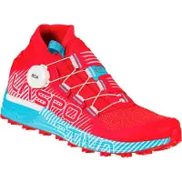 La Sportiva Cyklon Woman, Mountain Running Footwear, 38, Hibiscus/Malibu Blue (Pink) -