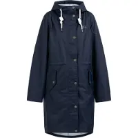 ICEBOUND damen regenjacke mit innenprint - marine, XS