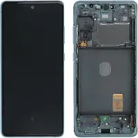 Samsung LCD + Touch + Frame für G781B Galaxy S20 FE 5G - cloud mint