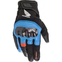 Alpinestars Honda Smx Z Drystar Schwarz Blau Bright Rot Handschuhe Größe 2XL