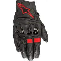 Alpinestars Celer V2 Schwarz Rot Fluo Handschuhe Größe S