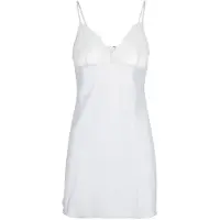 Lingadore Night Slipdress Heather Blue | Grösse: 4XL | Farbe: Aus weiß