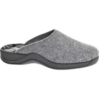 Rohde 2309 Vaasa-D Schuhe Damen Hausschuhe Pantoffeln Filz Weite G, Größe:42 EU, Farbe:Grau