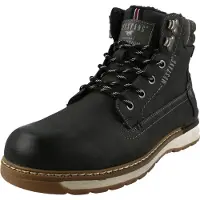 Mustang Schnürstiefel Grau in Gr. 43