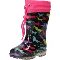 Beck Blinking Horses multicolo Uni Gummistiefel in Mehrfarbig, Größe 26