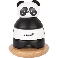Janod Panda Stacker&rocker Spielzeug Weiß,Schwarz 12 Months-3 Years Weiß,Schwarz 12 Months-3 Years