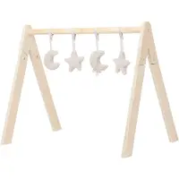 Jollein Babyspielbogen Kuscheltiere Toys Mond Nougat
