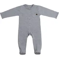 Babys Only Strampler Mit Füßen Melange Grau - 56