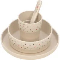 Lassig Dish Set PP/Cellulose Little Water Swan - Beige