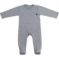 Babys Only Strampler Mit Füßen Melange Grau - 50