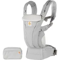 Ergobaby Babytrage - Omni Dream - SoftTouch Baumwolle - Pearl Gr - - 0-4 Jahre (56-104) - Babytragen