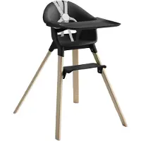 Stokke Clikk Hochstuhl Black Natural