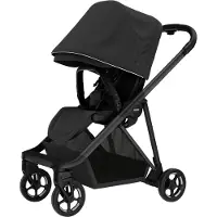 Thule Shine Kombikinderwagen inkl. BeSafe iZi Go Modular X2 Babyschale & Basis, Black/Black