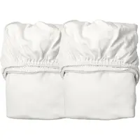 Leander Stretchlaken - 2er-Pack - 60x140 - Snow - - One Size - Bettlaken