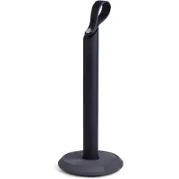 Gejst Grab Kitchen Roll Holder Schwarz - , Schwarz, Holz