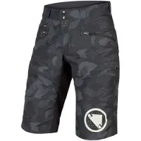 Endura SingleTrack II Shorts Herren lose ohne Innenfutter schwarz camouflage größe L E8102BC/5