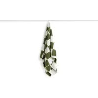 HAY Badetuch Check Bio Matcha (70 x 136 cm)