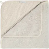 Babys Only Kapuzenbadetuch Sky Warm Linen - 75x85
