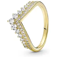Pandora Damenring -Wishbone Tiara- 167736C01 Pandora Gelbgoldfarben