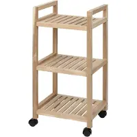 Wenko Rollregal 3 Etagen Acina, Maße: 35 x 72 x 31 cm Wenko