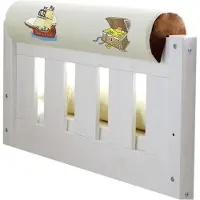Ticaa kindermobel Kinder Nackenrolle für Hochbett mit Farbauswahl Ticaa Pirat Braun-Beige